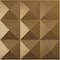Ekena Millwork 11 7/8in. W x 11 7/8in. H Benson EnduraWall Decorative 3D Wall Panel Covers 0.98 Sq. Ft. WP12X12BECGH - alternate 1
